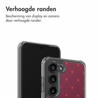 imoshion Design hoesje Samsung Galaxy S23 - Crush Check Coral Dust