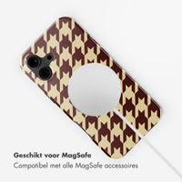 Selencia Vivid Backcover met MagSafe Apple iPhone 16 - Pied-de-Poule