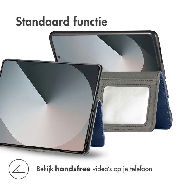 imoshion Luxe Bookcase Samsung Galaxy Fold 7 - Donkerblauw