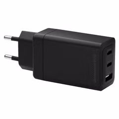 dbramante1928 Re-charge Oplader 2x USB-C 65W en USB-A 18W - Zwart