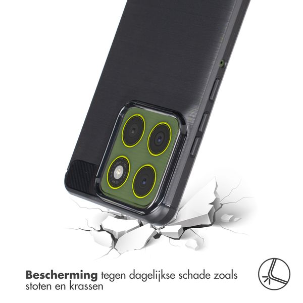 imoshion Brushed Backcover Motorola Edge 70 - Zwart