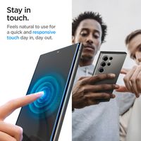 Spigen GLAStR Privacy EZ Fit Screenprotector + Applicator Samsung Galaxy S24 Ultra