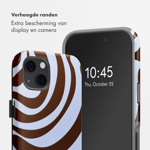 Selencia Vivid Backcover Apple iPhone 13 / 13 Pro - Dream Swirl Chocolate