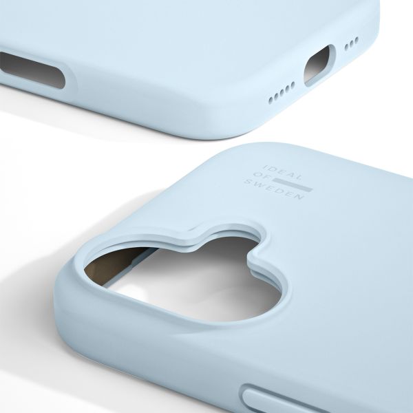 iDeal of Sweden Silicone Case Apple iPhone 16 - Light Blue