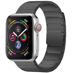 Selencia Stalen magnetisch bandje Apple Watch Series 1 t/m 9 / SE (38/40/41 mm) | Series 10 / 11 (42 mm) - Zwart
