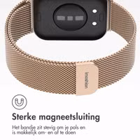 imoshion Milanees magnetisch bandje Huawei Watch Fit 3 - Rose Gold