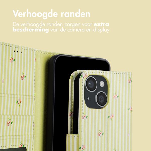 imoshion Design Bookcase Apple iPhone 13 - Garden Stripes