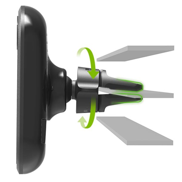 iOttie iTap 2 Wireless Fast Charging Mount - Telefoonhouder auto - Ventilatierooster - Magnetisch - Zwart