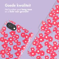 imoshion Design Bookcase Apple iPhone 16e - Dusty Rose Blossoms