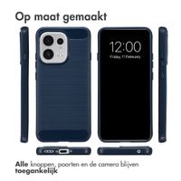 imoshion Brushed Backcover Oppo Reno 16 F - Donkerblauw