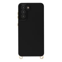 Selencia Rivièra MagSafe Backcover met afneembare haakjes Samsung Galaxy S21 - Velvet Black