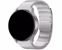 Selencia Stalen magnetisch bandje  - Universeel 22 mm aansluiting - Zilver
