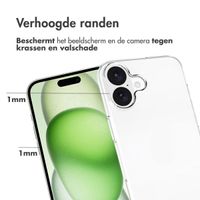 Accezz Clear Backcover Apple iPhone 16 Plus - Transparant