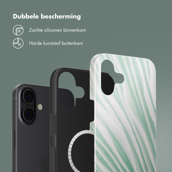 Selencia Vivid Backcover met MagSafe Apple iPhone 16 - Nature Grayed Jade