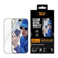 PanzerGlass Ultra Wide Fit FastFit in-a-box Screenprotector Apple iPhone 18 Pro / 17 Pro