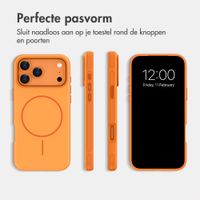 imoshion Color Backcover met Thin MagSafe Ring Apple iPhone 17 Pro Max - Oranje