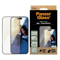 PanzerGlass EyeScreenprotector Ultra Wide Fit met applicator Apple iPhone 16