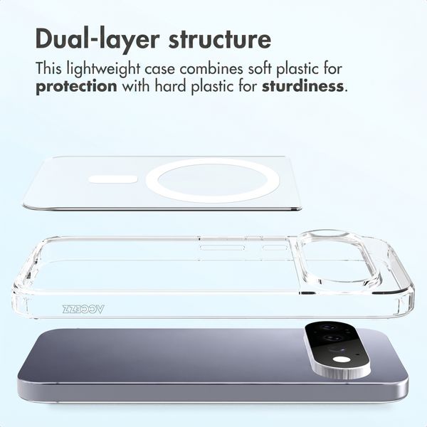 Accezz Xtreme Impact Back Cover with MagSafe Google Pixel 11 Pro - Transparent