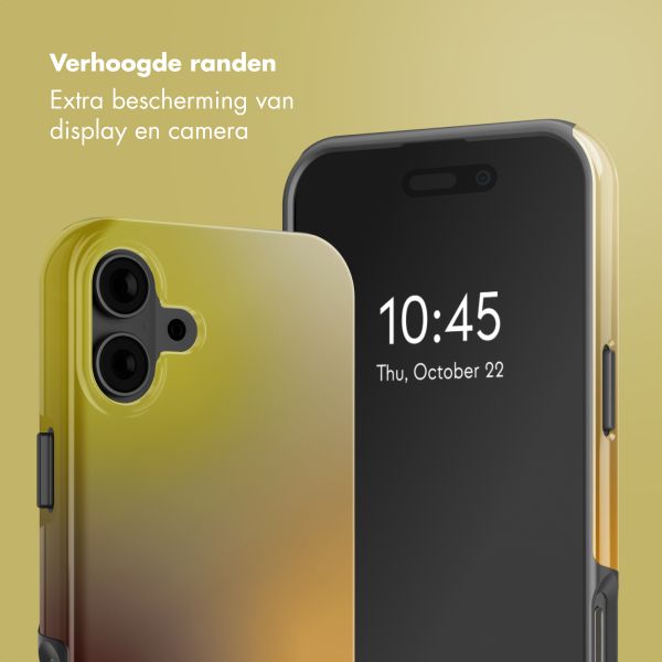 Selencia Vivid Backcover met MagSafe Apple iPhone 16 - Gradient Olive Dust