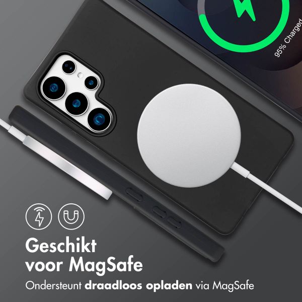 imoshion Color Backcover met afneembaar koord MagSafe Samsung Galaxy S25 Ultra - Zwart