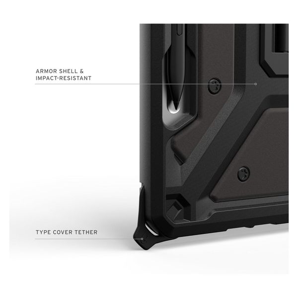 UAG Metropolis SE Bookcase Microsoft Surface Pro 12 - Black