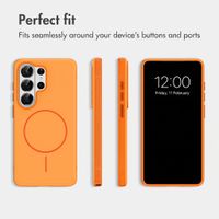 imoshion Colour Back Cover with Thin MagSafe Ring Samsung Galaxy S26 Ultra - Orange