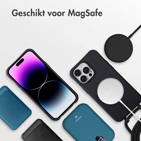 imoshion Color Backcover met afneembaar koord met MagSafe Apple iPhone 14 Pro Max - Zwart