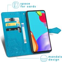 imoshion Mandala Bookcase Samsung Galaxy A72 - Turquoise