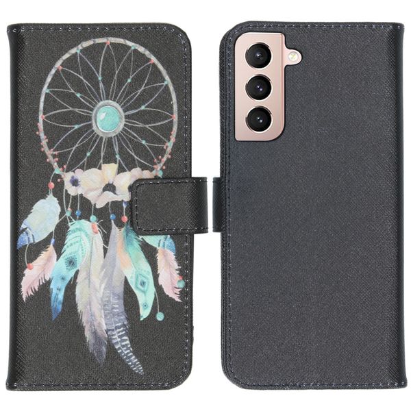 imoshion Design Softcase Bookcase Samsung Galaxy S21