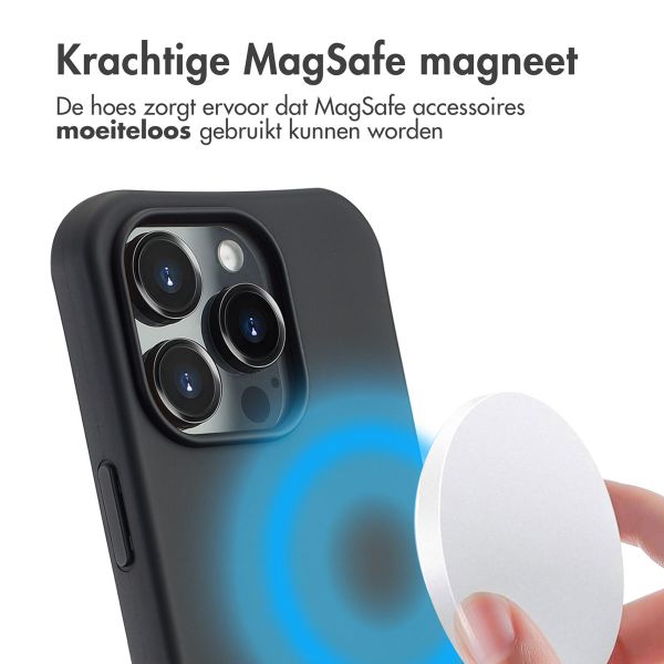 imoshion Color Backcover met afneembaar koord MagSafe Apple iPhone 16 Pro Max - Zwart