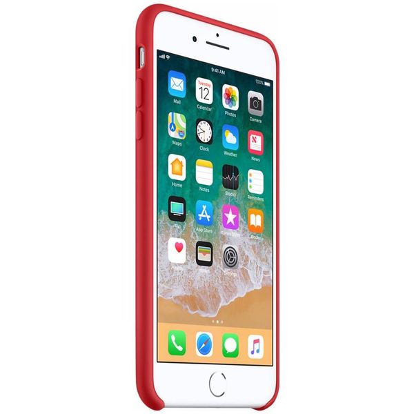 Apple Silicone Backcover Apple iPhone 8 Plus / 7 Plus - Red