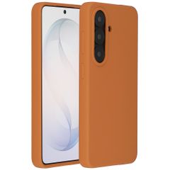 Accezz Liquid Silicone Backcover met MagSafe Samsung Galaxy S26 - Oranje