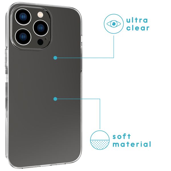 imoshion Softcase Backcover Apple iPhone 14 Pro Max - Transparant