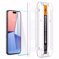 Spigen GLAStR EZ Fit Screenprotector 2 Pack + Applicator Apple iPhone 15 Pro