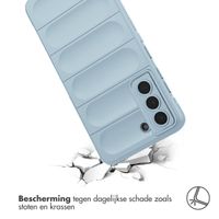 imoshion EasyGrip Backcover Samsung Galaxy S21 FE - Lichtblauw