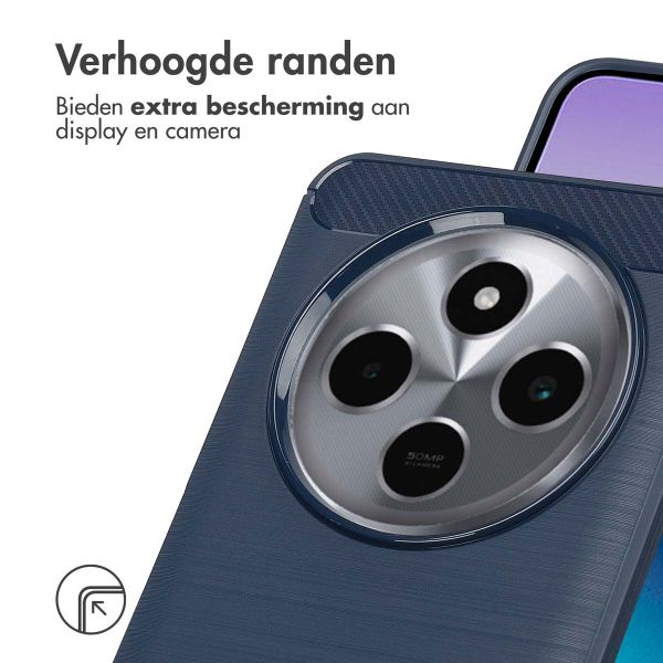 imoshion Brushed Backcover Xiaomi Redmi 14C - Donkerblauw