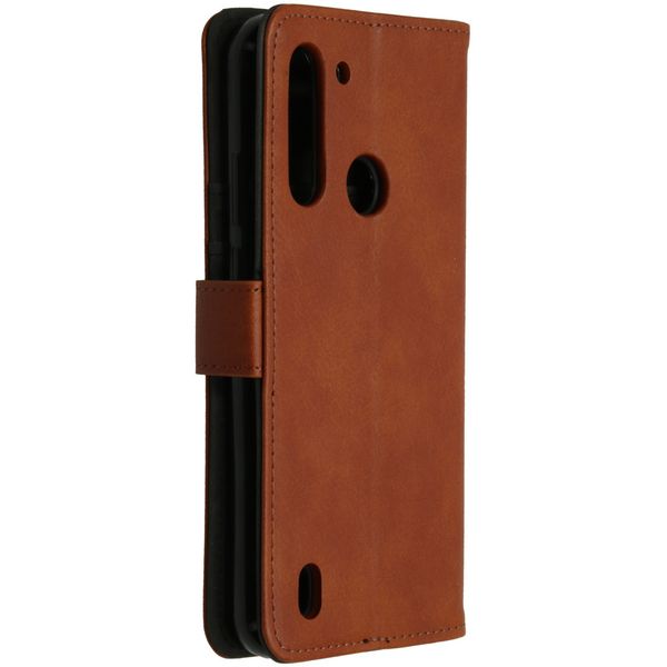 imoshion Luxe Bookcase Motorola Moto G8 Power Lite - Bruin