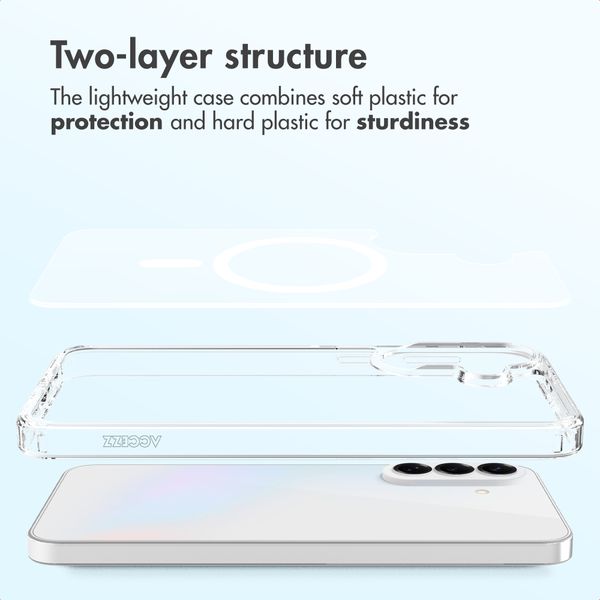 Accezz Xtreme Impact Back Cover with MagSafe Samsung Galaxy A37 (5G) - Transparent