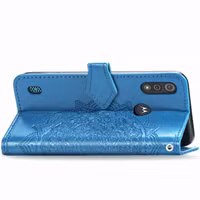 Mandala Bookcase Motorola Moto E6s - Turquoise