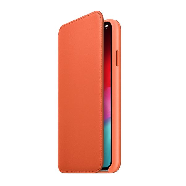 Apple Leather Folio Bookcase Apple iPhone Xs Max - Sunset