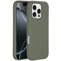 Accezz Liquid Silicone Backcover met MagSafe Apple iPhone 16 Pro - Cooper Green