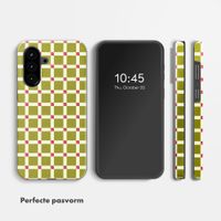 Selencia Vivid Backcover Samsung Galaxy A57 (5G) - Check This Olive