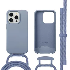 imoshion Color Backcover met afneembaar koord MagSafe Apple iPhone 15 Pro - Ash Blue