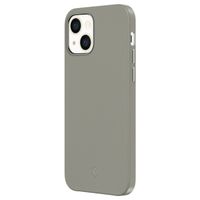 Valenta Luxe Leather Backcover iPhone 13 Mini - Grijs