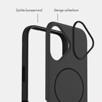 imoshion Color Backcover met Thin MagSafe Ring Apple iPhone 16 - Zwart