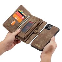 CaseMe Luxe Lederen 2 in 1 Portemonnee Bookcase iPhone 11 Pro Max