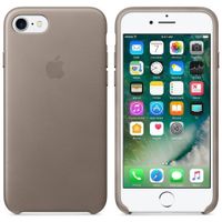 Apple Leather Backcover Apple iPhone SE (2022 / 2020) / 8 / 7 - Taupe