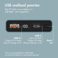 imoshion Ultra Series Powerbank 10.000 mAh - Petrol Green