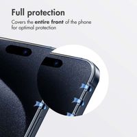 Accezz Tempered Glass Screen Protector + Applicator Apple iPhone 15 Pro Max