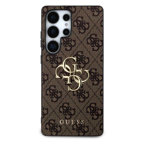 Guess 4G Metal Logo Backcover Samsung Galaxy S25 Ultra - Bruin